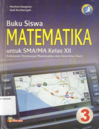 Image of MATEMATIKA UNTUK SMA/MA KELAS XII MIPA