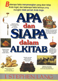 Image of APA DAN SIAPA DALAM ALKITAB