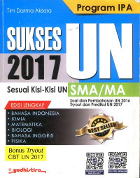 Image of SUKSES UN 2017 SMA / MA PROGRAM IPA