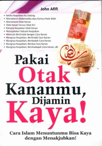 Image of PAKAI OTAK KANANMU, DIJAMIN KAYA !