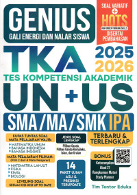 Image of GENIUS TKA ( TES KOMPETENSI AKADEMIK ) UN - US SMA/MA/SMK IPA 2025 - 2026