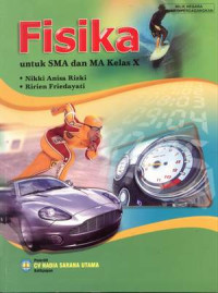 Image of FISIKA UNTUK SMA DAN MA KELAS X